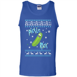 Rick and Morty Pickle Rick Ugly Christmas Sweater - Tank Top