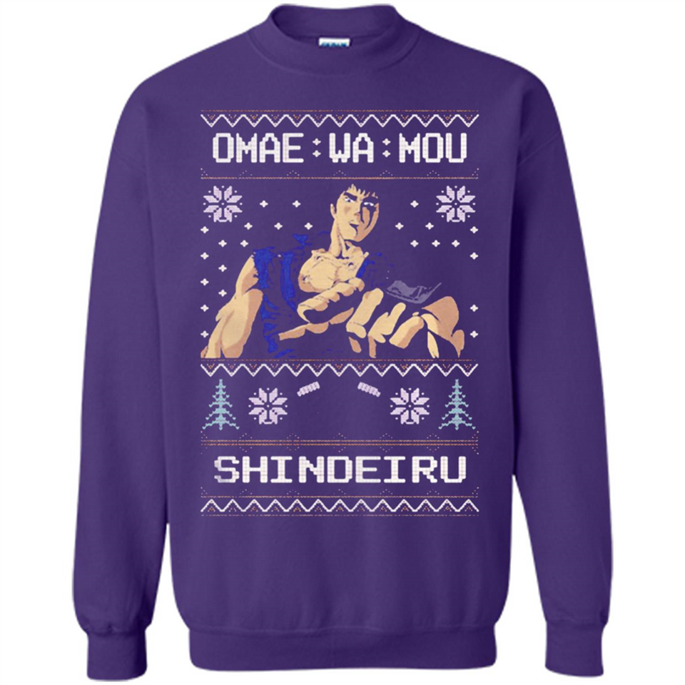 Omae Wa Mou Shindeiru Ugly Christmas Sweater - Sweatshirt