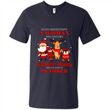 Never Underestimate An October Woman Watches Hallmark Movies Sweatshirt PINGPONG