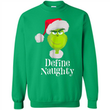 Santa Grinch Define Naughty Christmas Sweatshirt - Sweatshirt