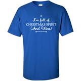 Christmas Tshirt for Women - Christmas Wine