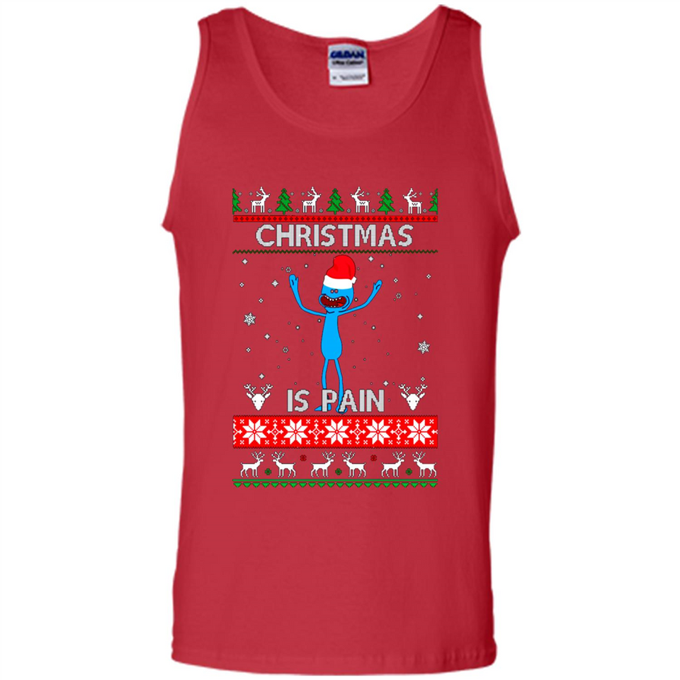Mr Meeseeks Christmas Is Pain – Rick and Morty Christmas Sweater PINGPONG