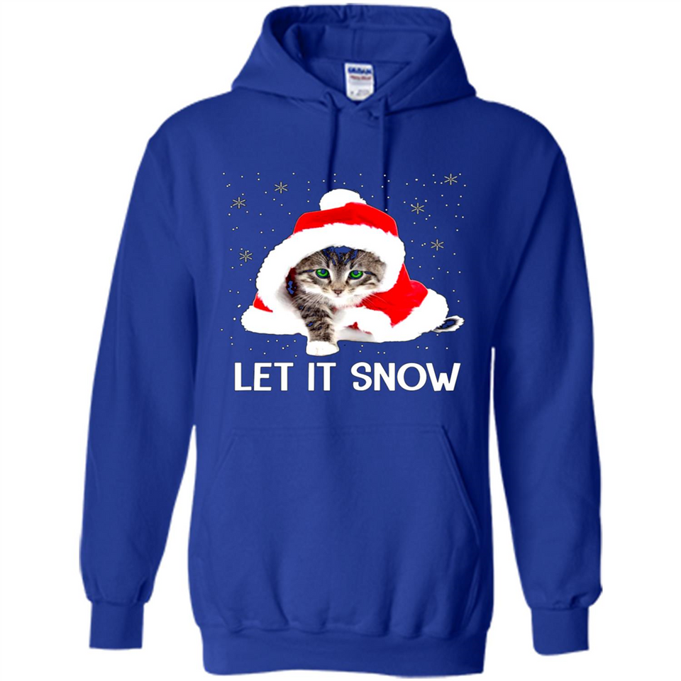 Let It Snow Cat Christmas sweater PINGPONG