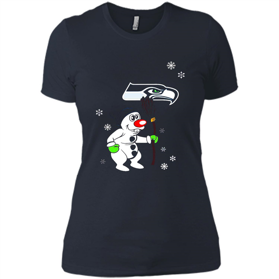 Seattle Seahawks Snowman