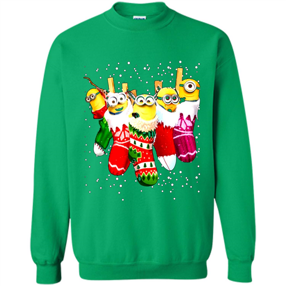 Minions Christmas Stockings Sweatshirt PINGPONG