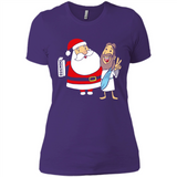 Eggnog Santa And Jesus Christmas