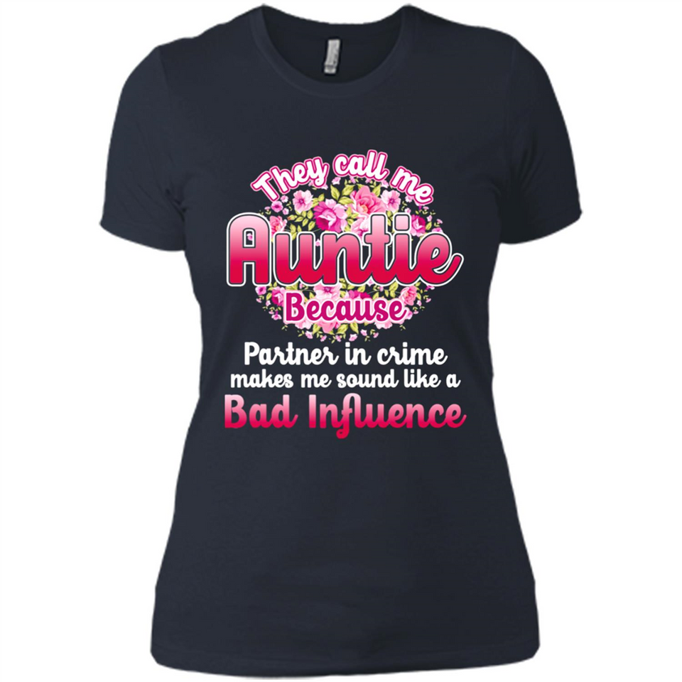 They Call Me Auntie Flower - Ladies' Boyfriend T-Shirt