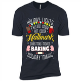 Holiday Lights Falling Snow Hot Cocoa Hallmark Christmas movie
