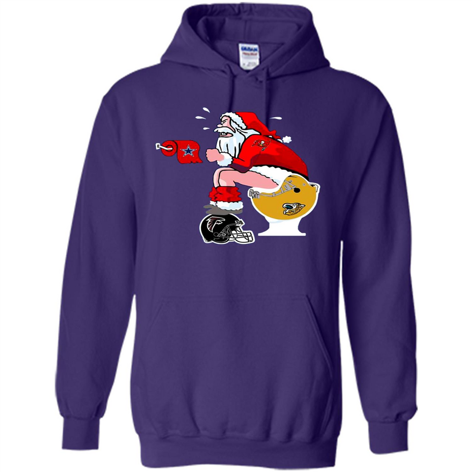 Tampa Bay Buccaneers Santa Claus Toilet