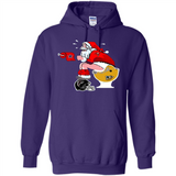 Tampa Bay Buccaneers Santa Claus Toilet