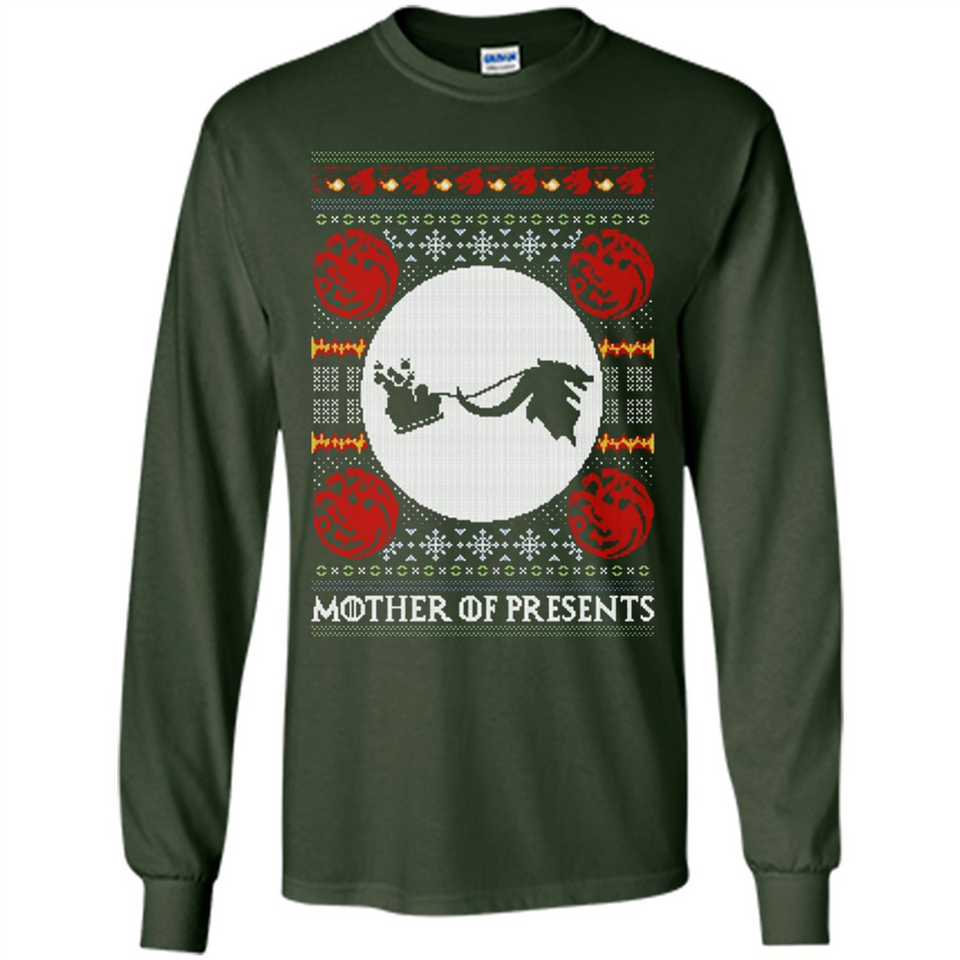 Mother Of Presents – Game of Thrones ugly christmas sweater - Long Sleeve T-Shirt
