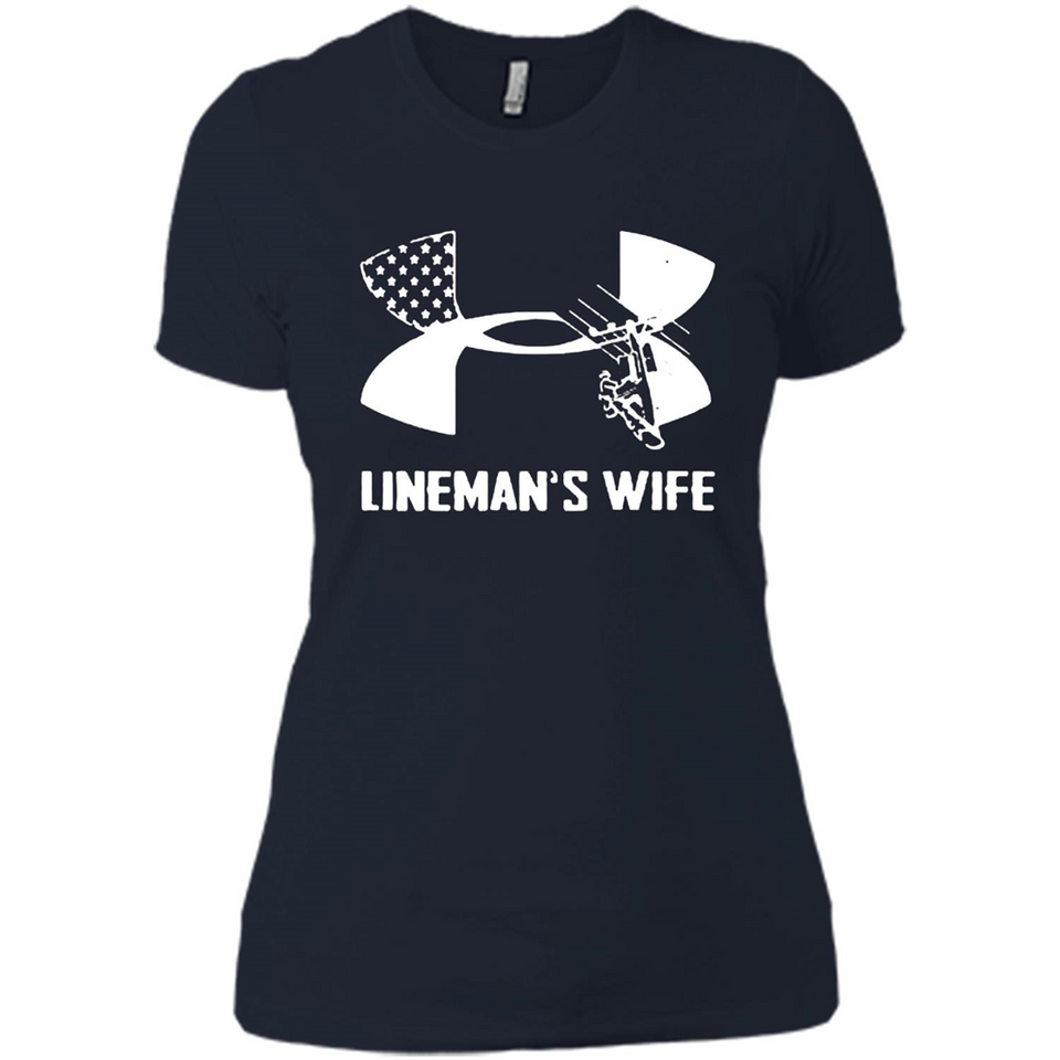 Lineman Wife Under Armour - Ladies' Boyfriend T-Shirt