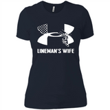 Lineman Wife Under Armour - Ladies' Boyfriend T-Shirt