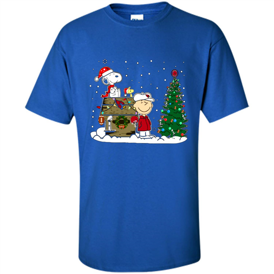 Arizona Cardinals Snoopy The Peanuts Movie Christmas Football Super Bowl pingpong - Shirt