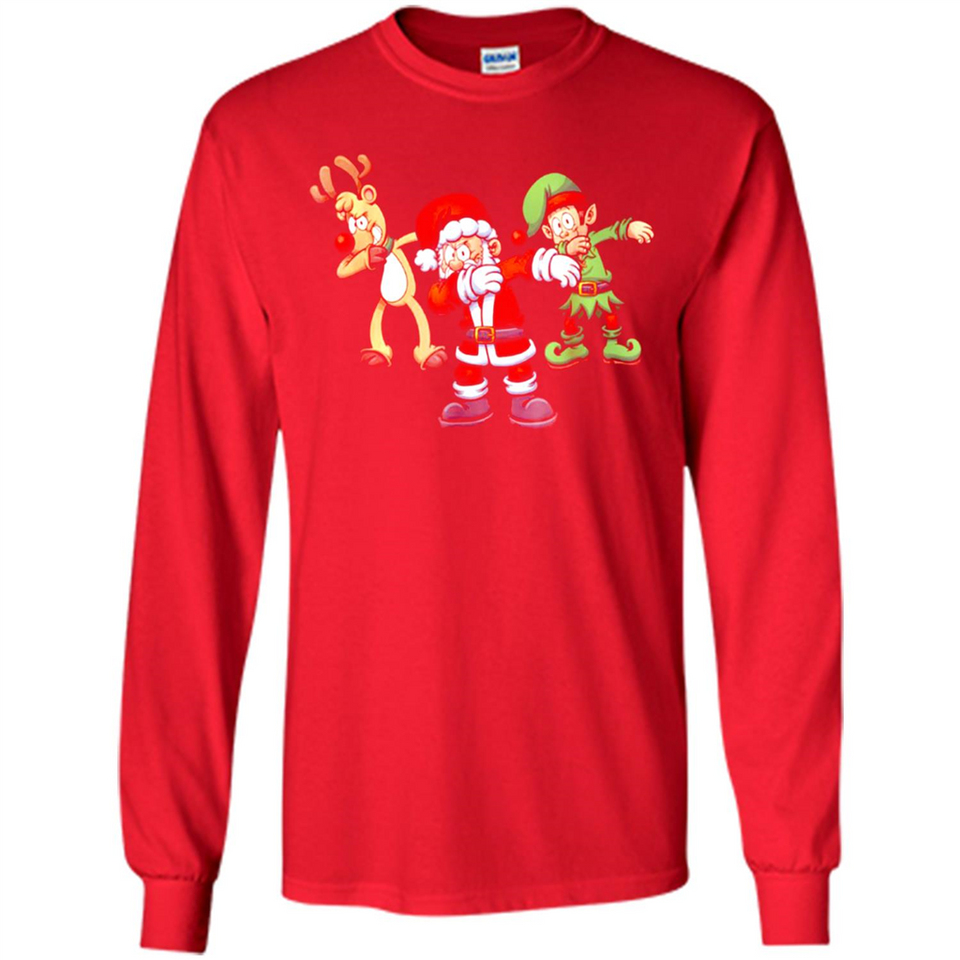 Dabbing Santa - Long Sleeve T-Shirt