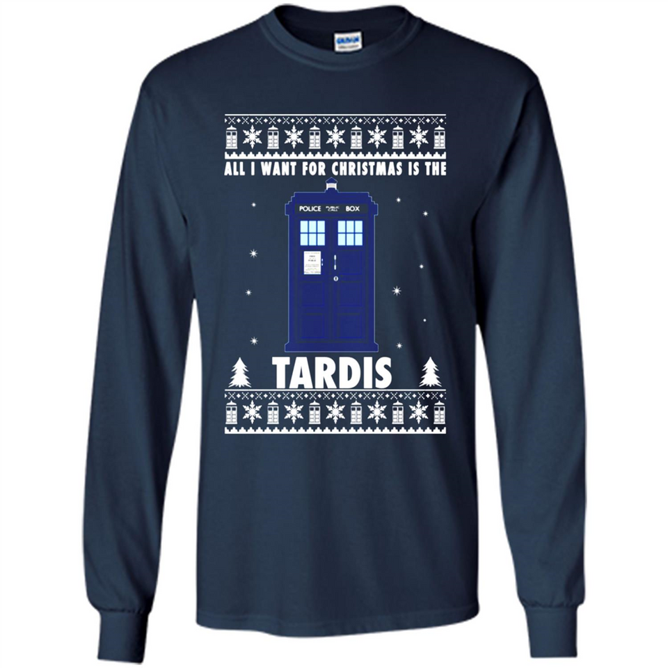All I Want For Christmas Is The Tardis Ugly PINGPONG