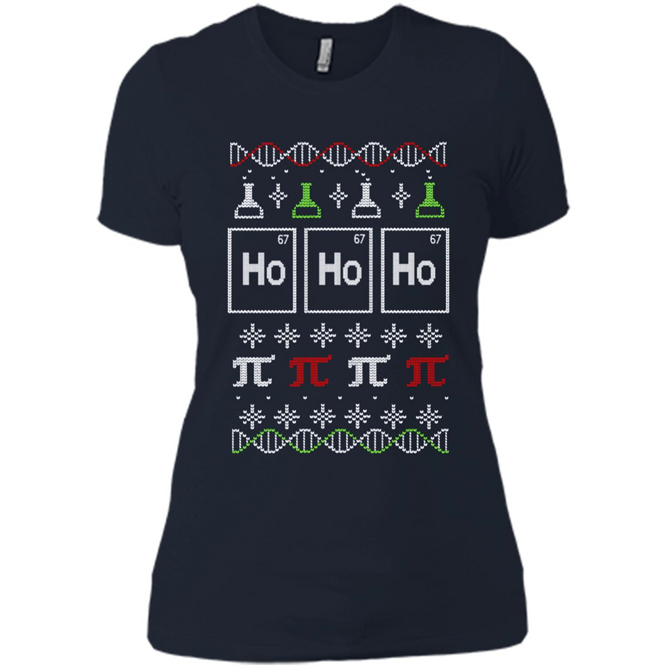 Scientific christmas ugly sweater - Ladies' Boyfriend T-Shirt