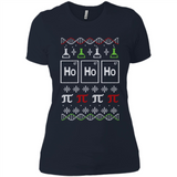 Scientific christmas ugly sweater - Ladies' Boyfriend T-Shirt