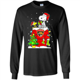 Florida Panthers Snoopy Ugly Christmas Sweaters - Long Sleeve T-Shirt