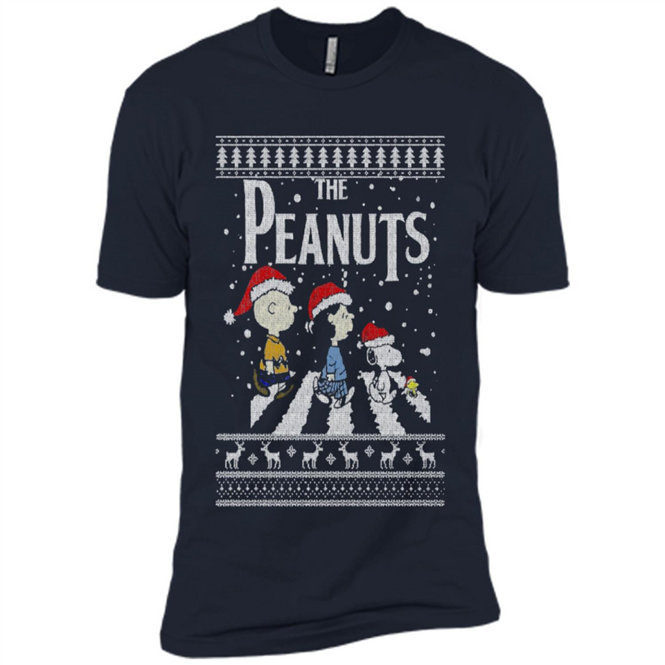 Snoopy Peanuts Ugly Christmas - Premium Short Sleeve T-Shirt
