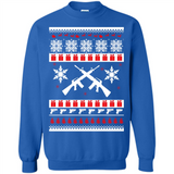 Rifle I Want Rifle Guns For Christmas ugly - Sweatshirt