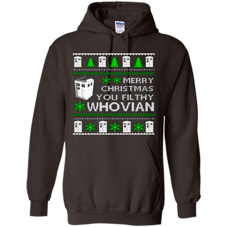 Merry Christmas You Filthy Whovian ugly sweater PINGPONG