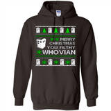 Merry Christmas You Filthy Whovian ugly sweater PINGPONG