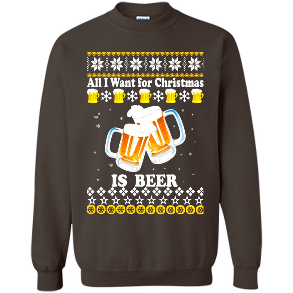 All I want for Christmas is Beer Sweater PINGPONG