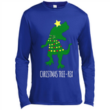 Christmas Tree Rex - Canvas Long Sleeve T-Shirt