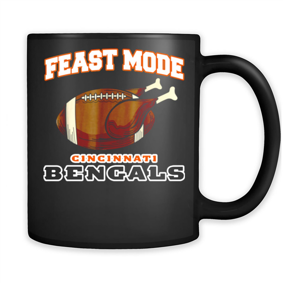 Feast Mode Bengals Shirt - Cincinnati Turkey Thanksgiving