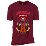 San Francisco 49ers NFL Reindeer Funny Merry Christmas And Happy New Year