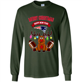 New England Patriots NFL Reindeer Funny Merry Christmas And Happy New Year