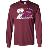 Snoopy loves NBA Cleveland Cavaliers - Long Sleeve T-Shirt