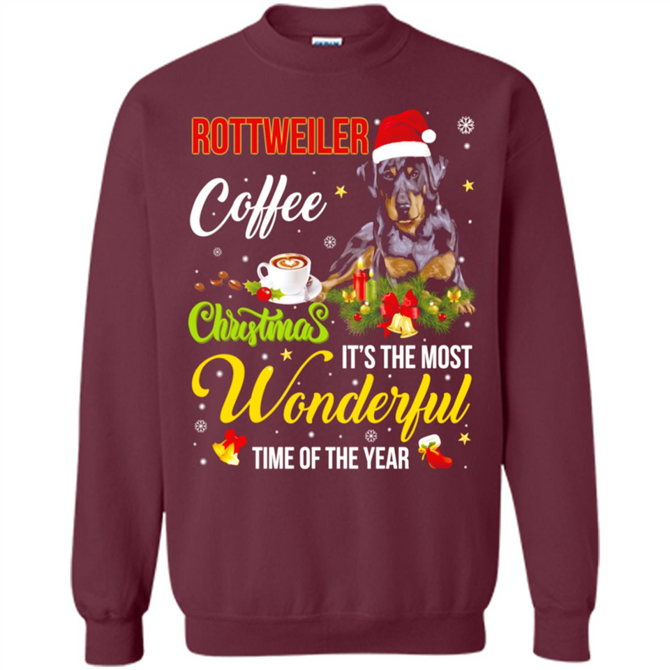 Rottweiler Coffee Wonderful Christmas