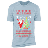 All I Want For Christmas Is Gains Christmas Tree Santa Claus