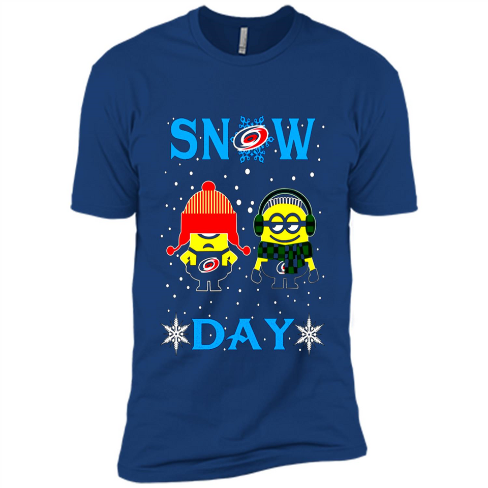 Snow Day Shirt For Carolina Hurricanes Vs Minion Fans pingpong