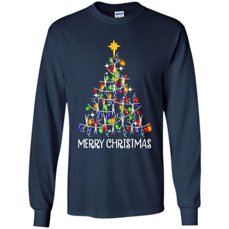 Hairstylist Merry Christmas Hairstylist Scissors Christmas Tree PING PONG