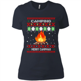 Merry Campmas Ugly Christmas - Ladies' Boyfriend T-Shirt