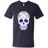 St. Louis Blues Hockey Sugar Skull Day of the Dead