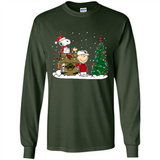 Arizona Cardinals Snoopy The Peanuts Movie Christmas Football Super Bowl pingpong - Long Sleeve T-Shirt