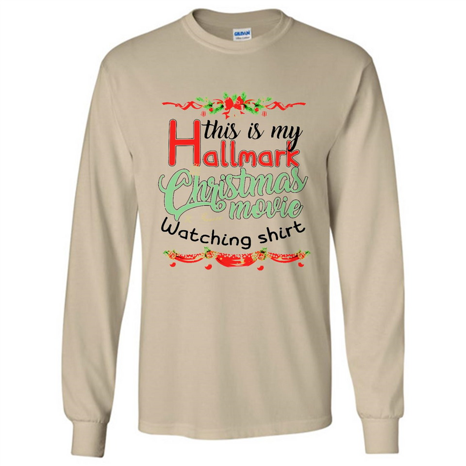 This My Movies Hallmark-Christmas Loves Is T-Shirt - Long Sleeve T-Shirt