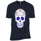 St. Louis Blues Hockey Sugar Skull Day of the Dead