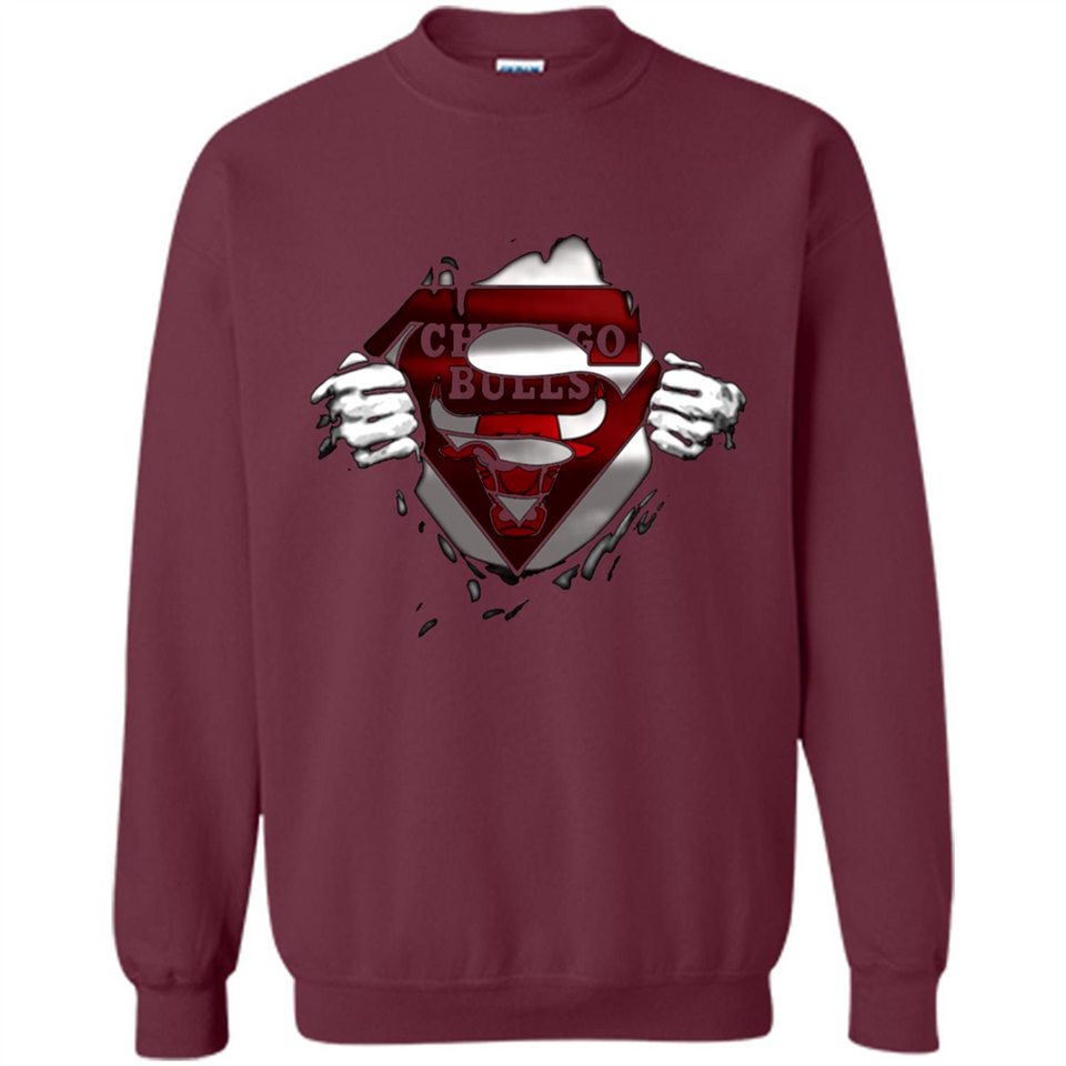 Chicago Bulls And Superman Fans - Sweatshirt