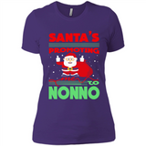 Santa's Promoting Me To Nonno - Ladies' Boyfriend T-Shirt