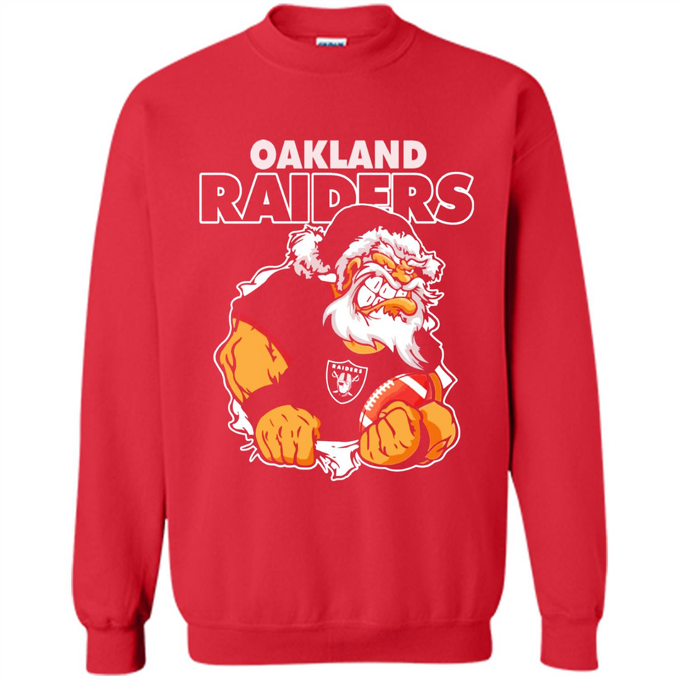 Grumpy Santa Claus Oakland Raiders Football Team PINGPONG