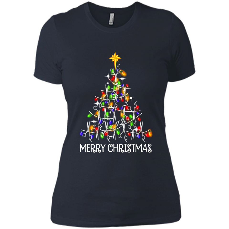 Hairstylist Merry Christmas Hairstylist Scissors Christmas Tree PING PONG