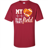 Oklahoma State Cowboys Football My Heart is on that Field - Shirt