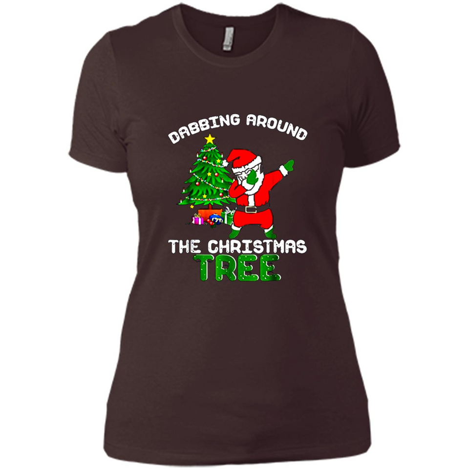 Christmas Dabbing Santa - Ladies' Boyfriend T-Shirt