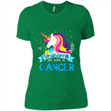 Unicorns are born in Cancer Birthday Rainbow Gift Custom Ultra Cotton