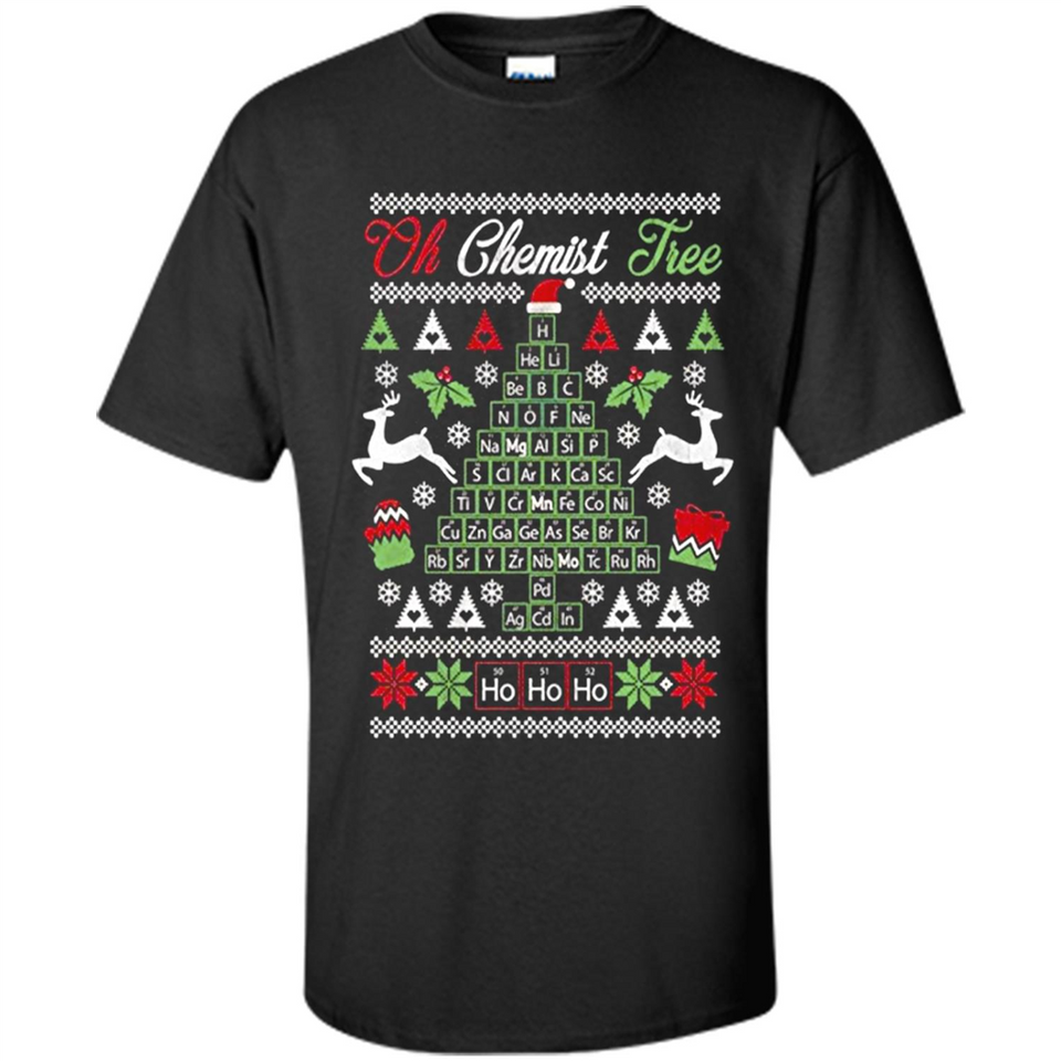 Chemist Tree Shirt Oh Chemistry Tree Ugly Christmas - Shirt